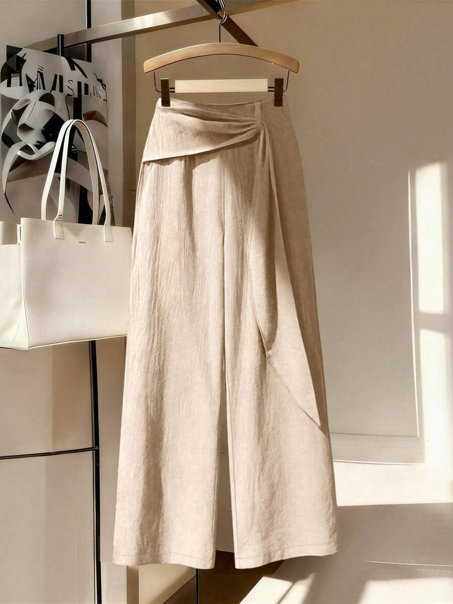 Novelle North® | Plačios Kelnės su Klostėmis – Elegantiškas Kasdienis Stilius